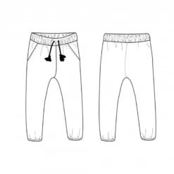 Patron Pantalon Short Fille Ikatee DAKAR du 3 au 12 ans