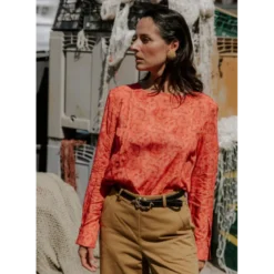 Patron pochette de la blouse Déferlante - Maison Fauve
