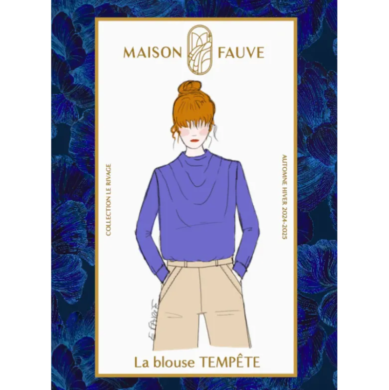 Patron pochette de la blouse tempête - Maison Fauve