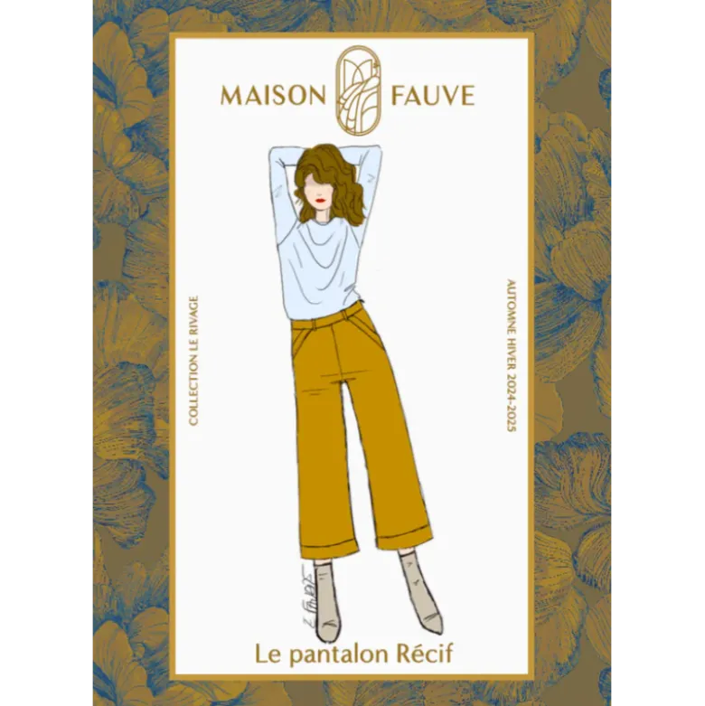 Patron pochette du pantalon Récif - Maison Fauve