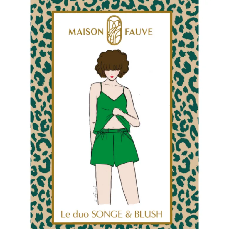 Patron pochette du pyjama Blush Songe - Maison Fauve