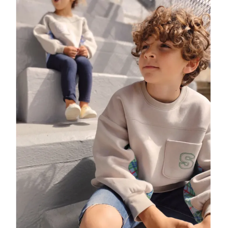 Patron pochette du sweat simone kids - Maéli Paris