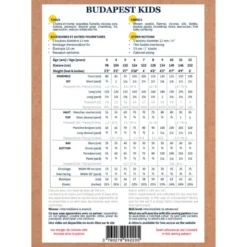 Patron pochette Pyjama Budapest Kids by Ikatee pour enfants du 3 au 12 ans