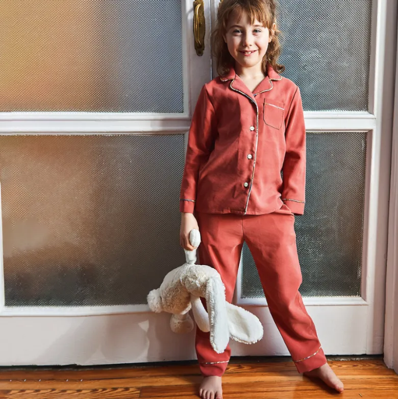 Patron pochette Pyjama Budapest Kids by Ikatee pour enfants du 3 au 12 ans