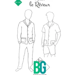 Patron pyjama pour homme - le Rêveur - les BG