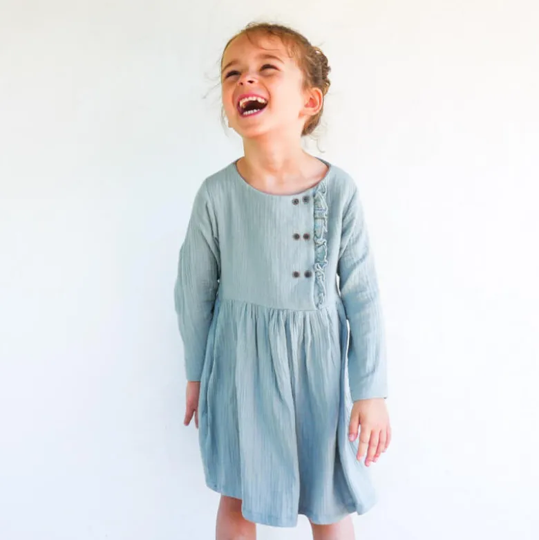 Patron Robe Blouse Elona by Ikatee pour fille du 3 au 12 ans