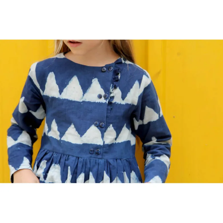 Patron Robe Blouse Elona by Ikatee pour fille du 3 au 12 ans