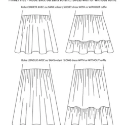 Patron Robe - Blouse MiniEthel 2 au 14 ans - PM Pattern