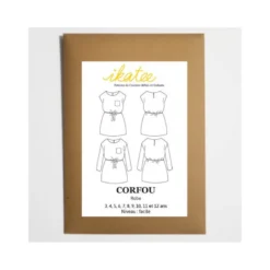 Patron ROBE Ikatee CORFOU du 3 au 12 ans