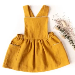 Patron Robe Tablier Milano by Ikatee pour bébé du 6 mois au 4 ans
