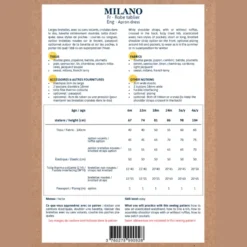 Patron Robe Tablier Milano by Ikatee pour bébé du 6 mois au 4 ans