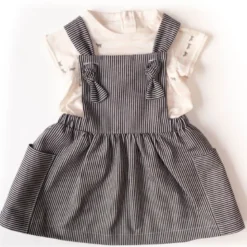 Patron Robe Tablier Milano by Ikatee pour bébé du 6 mois au 4 ans