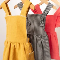 Patron Robe Tablier Milano by Ikatee pour enfants du 3 au 12 ans