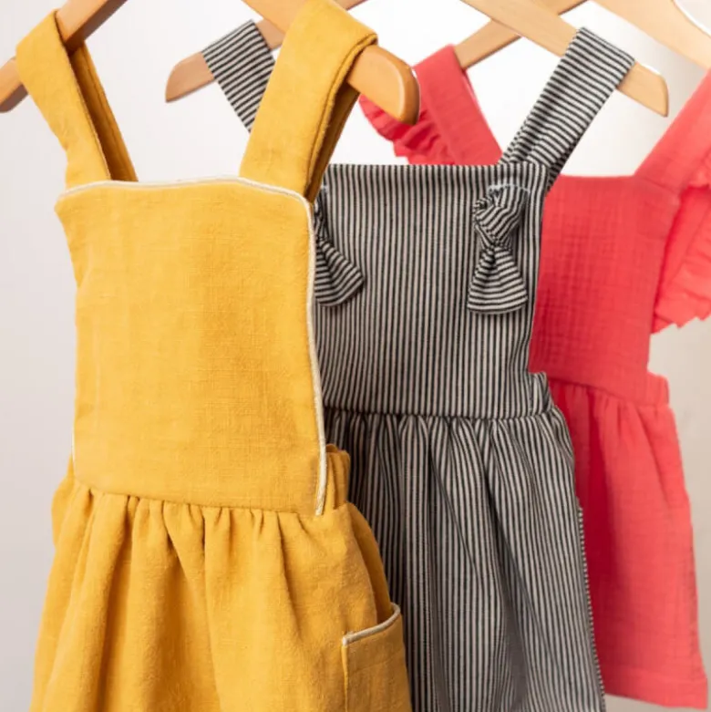 Patron Robe Tablier Milano by Ikatee pour enfants du 3 au 12 ans