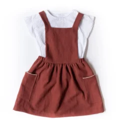 Patron Robe Tablier Milano by Ikatee pour enfants du 3 au 12 ans