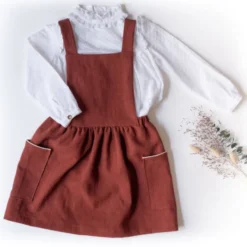 Patron Robe Tablier Milano by Ikatee pour enfants du 3 au 12 ans