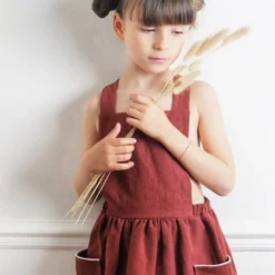 Patron Robe Tablier Milano by Ikatee pour enfants du 3 au 12 ans