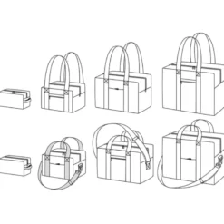 Patron sac et trousse de toilette VOYAGE - Ikatee