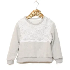 Patron Sweat JASMIN Girly by Ikatee pour fille du 3 au 12 ans