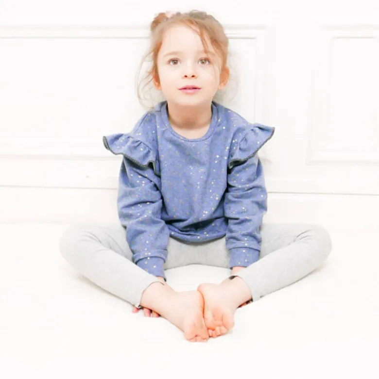 Patron Sweat JASMIN Girly by Ikatee pour fille du 3 au 12 ans