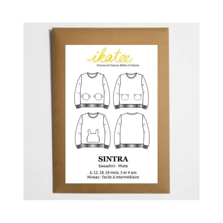 Patron SWEAT Mixte SINTRA by Ikatee du 6 mois au 4 ans