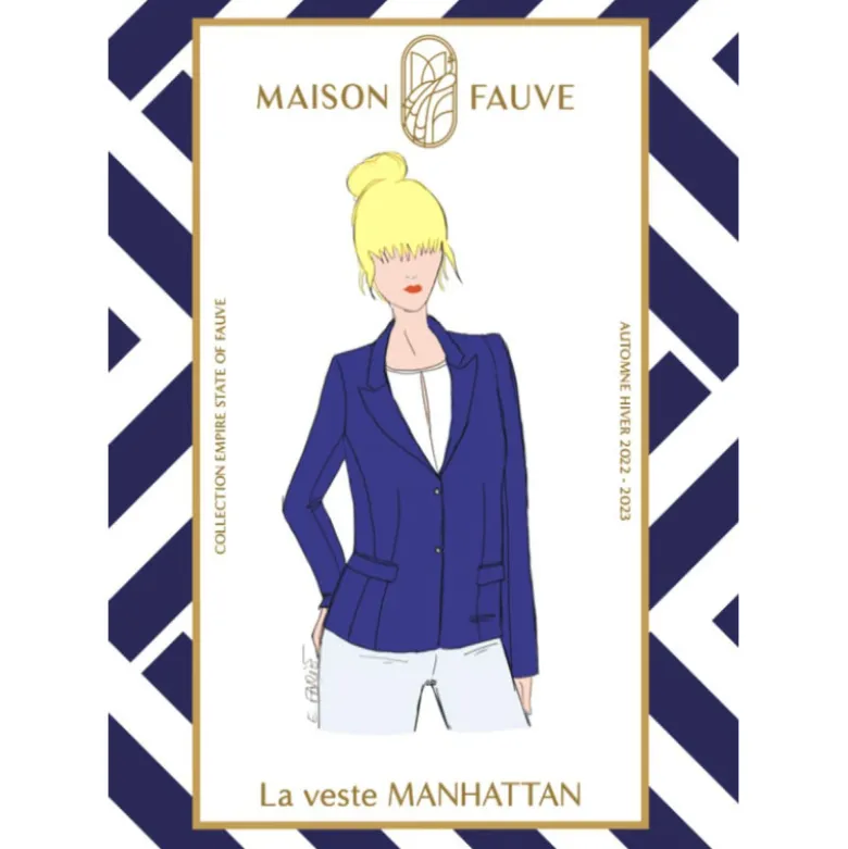 Patron veste Manhattan - Maison Fauve