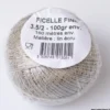 Pelote de ficelle contact alimentaire 0.8mm en Lin écru - 160mètres