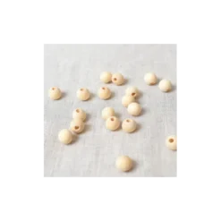 Perles en bois - 12 mm - sachet de 20 perles