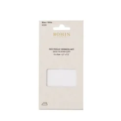 Pièce Percale thermocollante de réparation blanc 12 x 45cm - Bohin