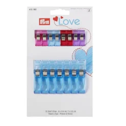Pince prodige multicouleurs Prym Love- 15 pinces 2 tailles