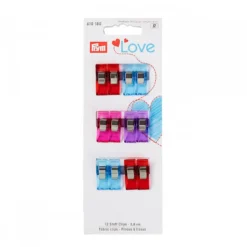 Pince prodige - pince magique multicouleurs Prym Love- 12 pinces