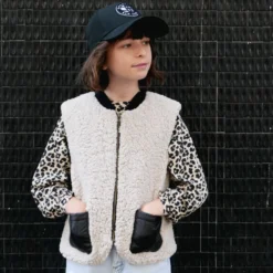 Pochette patron Gilet de berger Vienne Kids by Ikatee - du 3 au 12 ans