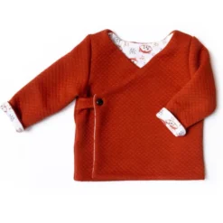 Pochette patron Gilet ou Robe Dublin pour fille by Ikatee - du 1 mois au 4 ans