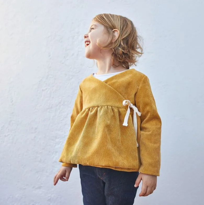 Pochette patron Gilet ou Robe Dublin pour fille by Ikatee - du 1 mois au 4 ans