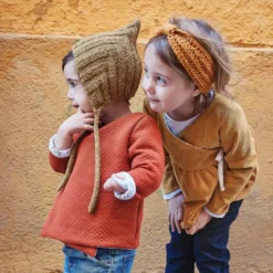Pochette patron Gilet ou Robe Dublin pour fille by Ikatee - du 1 mois au 4 ans