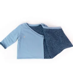 Pochette patron Gilet ou Robe Dublin pour fille by Ikatee - du 1 mois au 4 ans