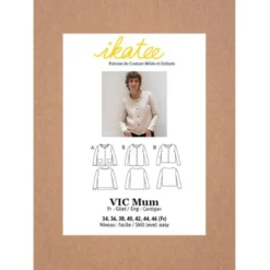 Pochette patron Gilet / veste Vic Mum by Ikatee