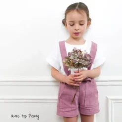 Pochette patron PANTALON OU SHORT pour fille du 3 au 12 ansby Ikatee