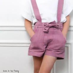 Pochette patron PANTALON OU SHORT pour fille du 3 au 12 ansby Ikatee