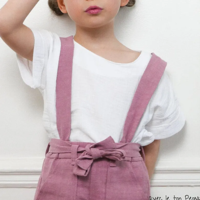 Pochette patron PANTALON OU SHORT pour fille du 3 au 12 ansby Ikatee