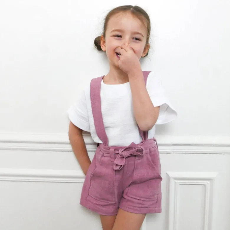 Pochette patron PANTALON OU SHORT pour fille du 3 au 12 ansby Ikatee