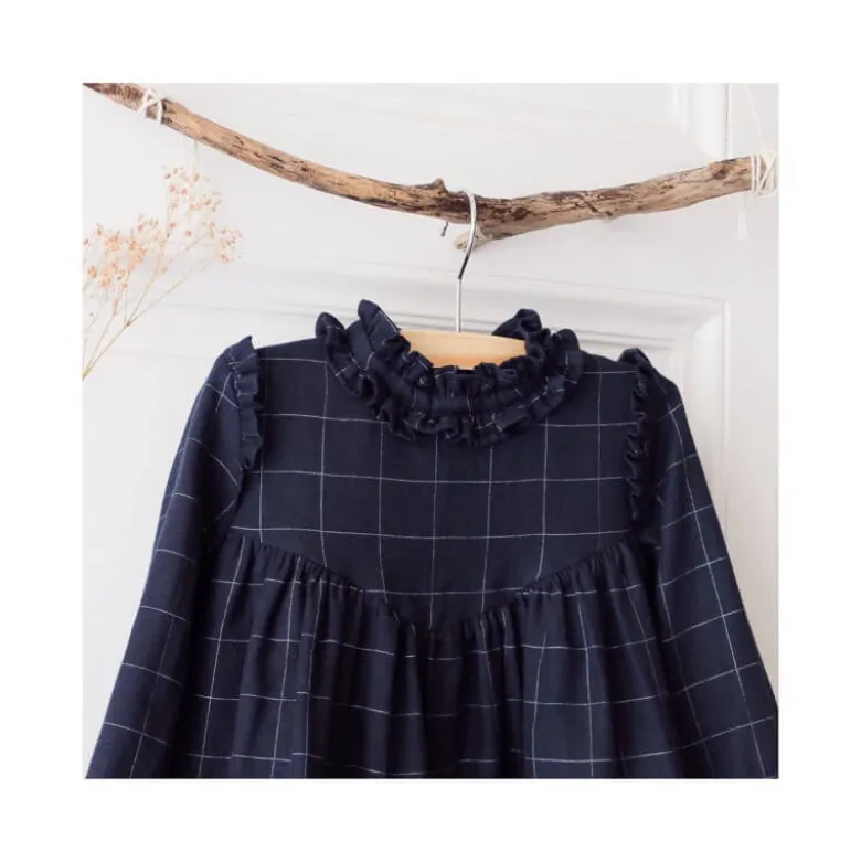 Pochette patron Robe ou blouse LOUISE pour fille by Ikatee