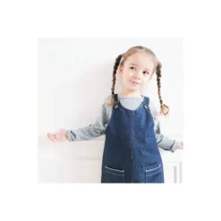 Pochette patron SALOPETTE OU ROBE LONDONpour bébé / fillette du 6 mois au 4 ansby Ikatee