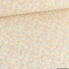 Popeline Bio & OEKO TEX motifs fleurs orange fluo
