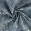 Popeline Grizzly motif ours fond bleu - OEKO TEX