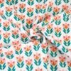 Popeline imprimé fleurs 70's