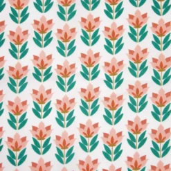 Popeline imprimé fleurs 70's