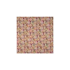 Popeline style Liberty à fleurs parme et orange - OEKO TEX