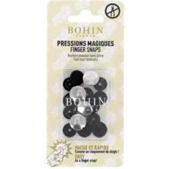 Pression magique sans pince Bohin 14mm - Métal Argent