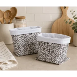 Pul contact alimentaire Balzac motifs léopard fond Ecru - motif exclusif
